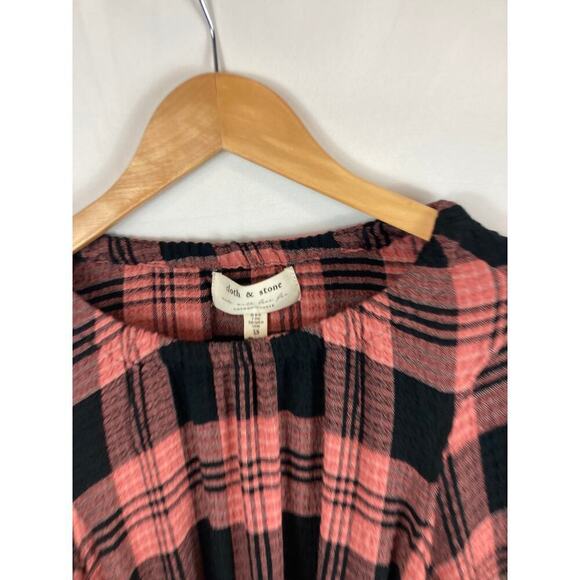 NWT Anthropologie Cloth & Stone Daia Plaid Dress Size XS - Picture 4 of 8